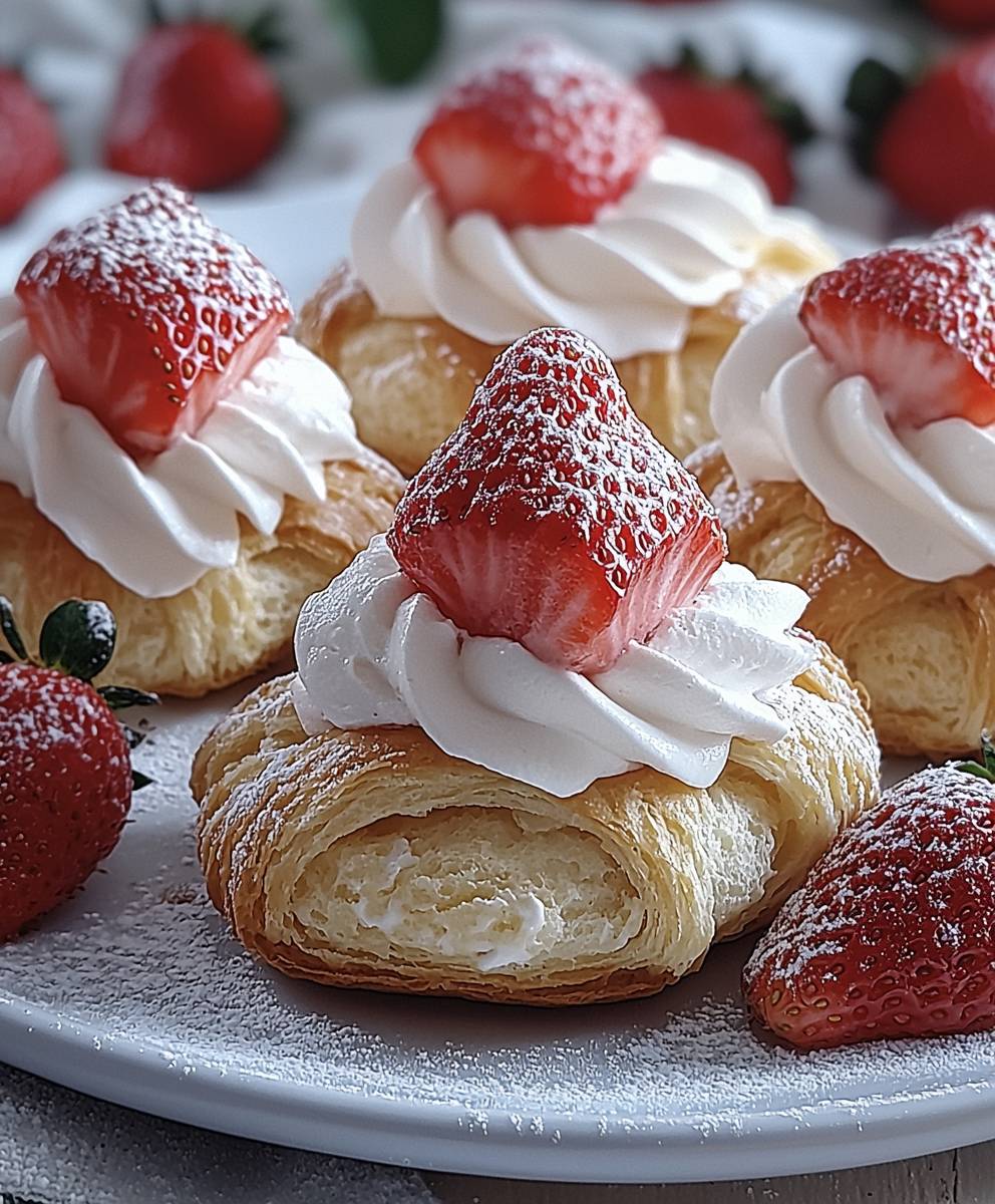 Strawberry Cream Puffs