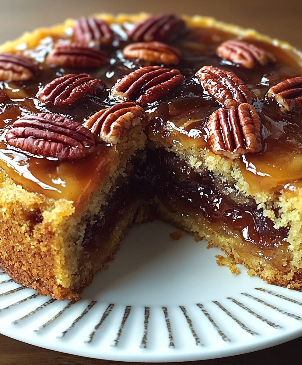 Pecan Upside Down Cake