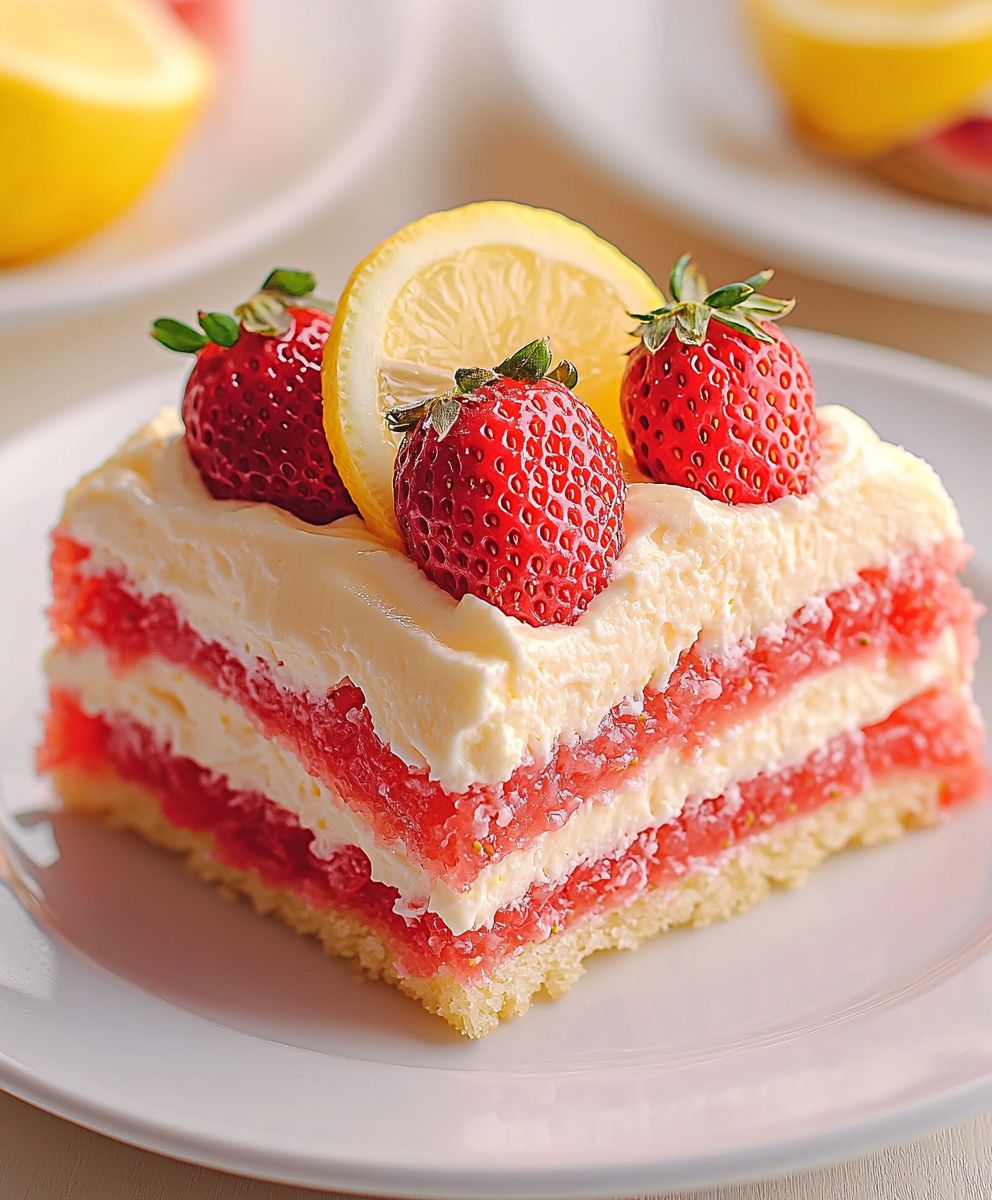 Strawberry Lemon Cake