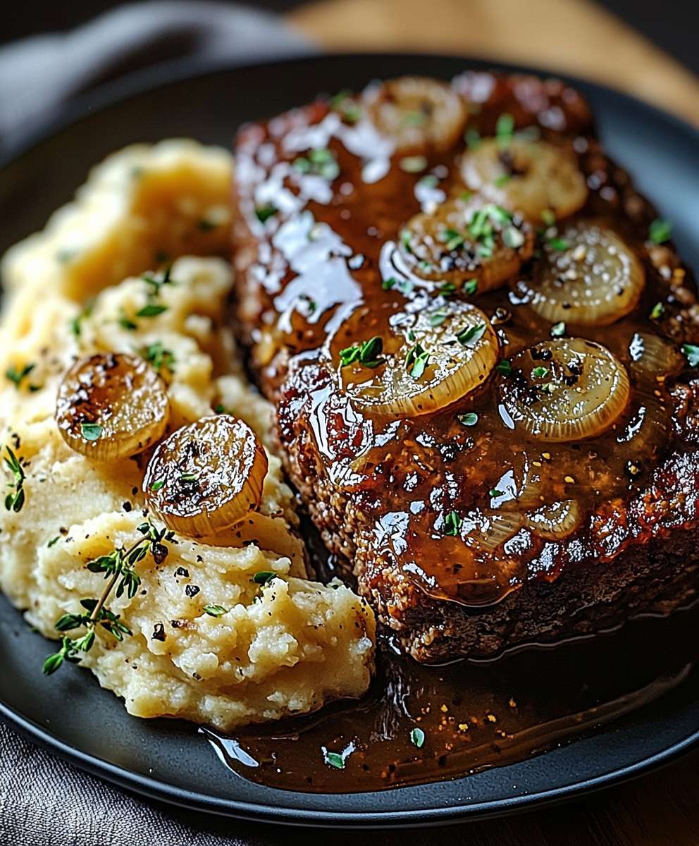 French Onion Meatloaf