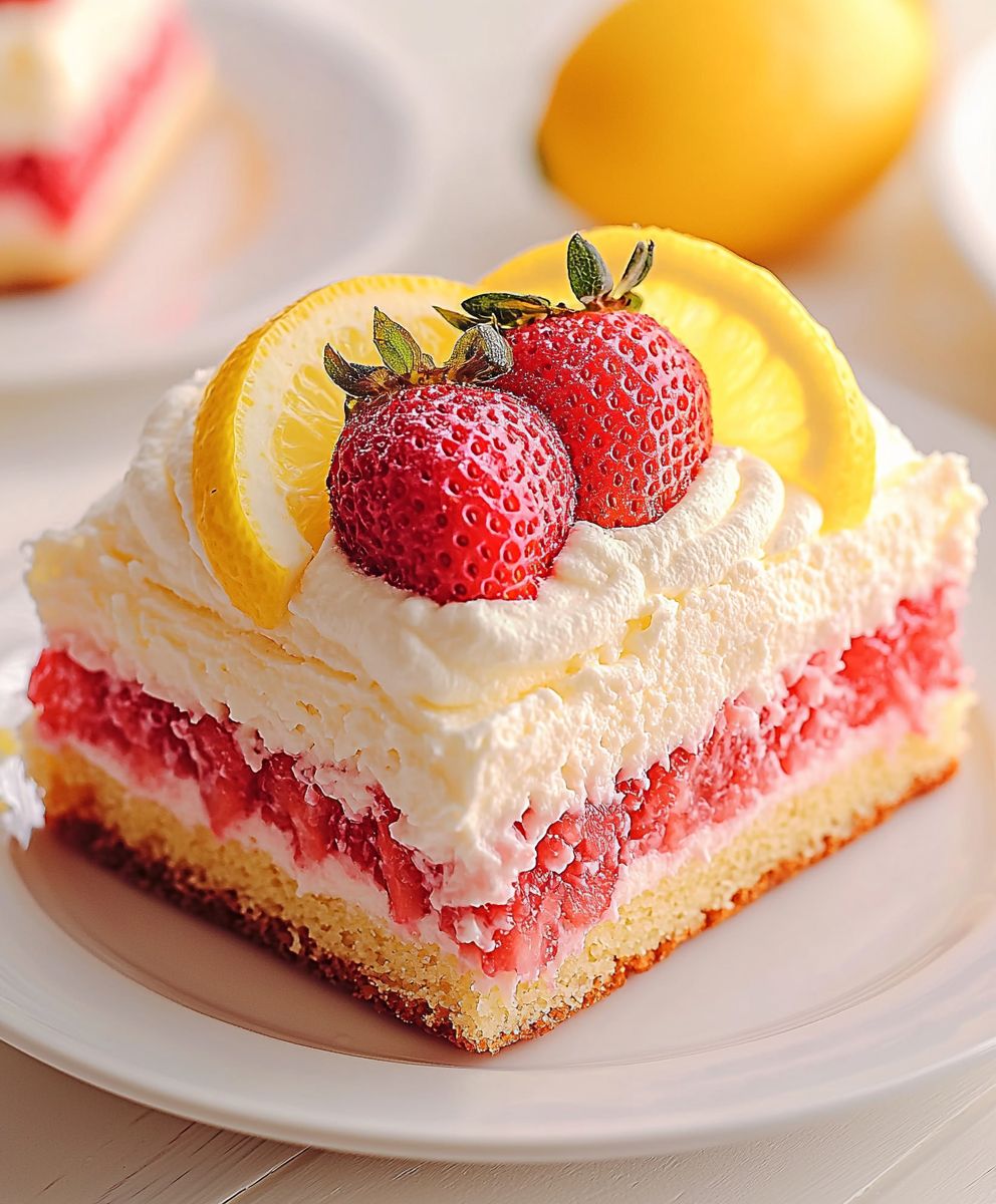 Strawberry Lemon Cake