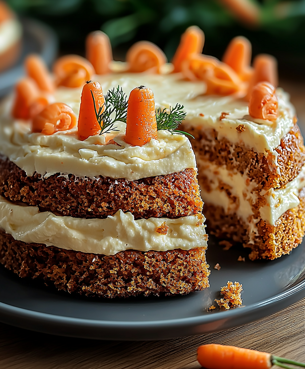 Quick carrot cake