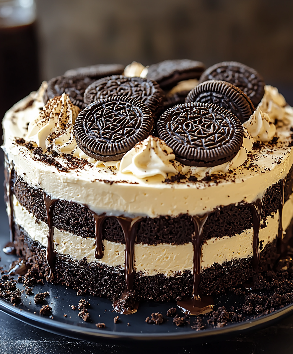 Flourless Oreo Cake