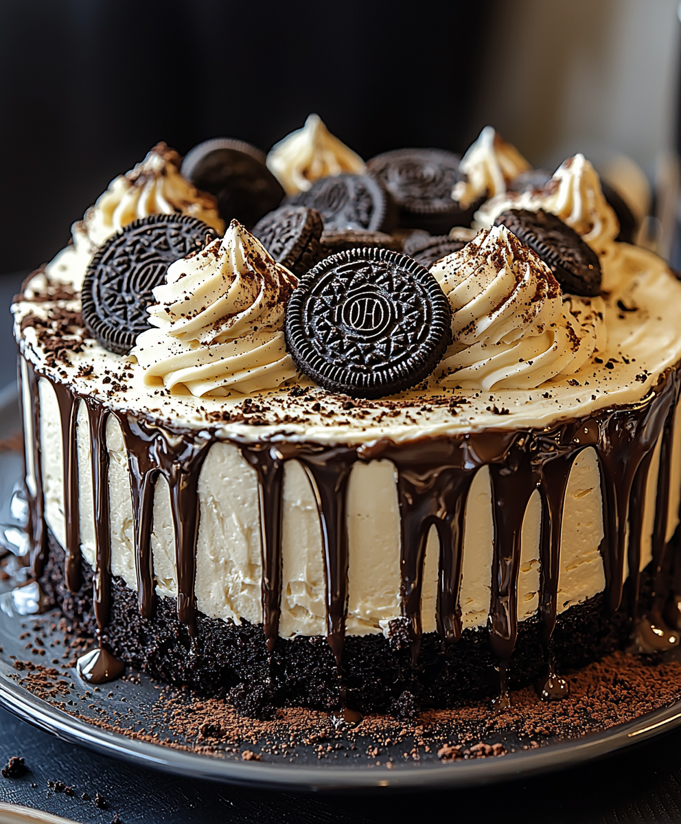 Flourless Oreo Cake