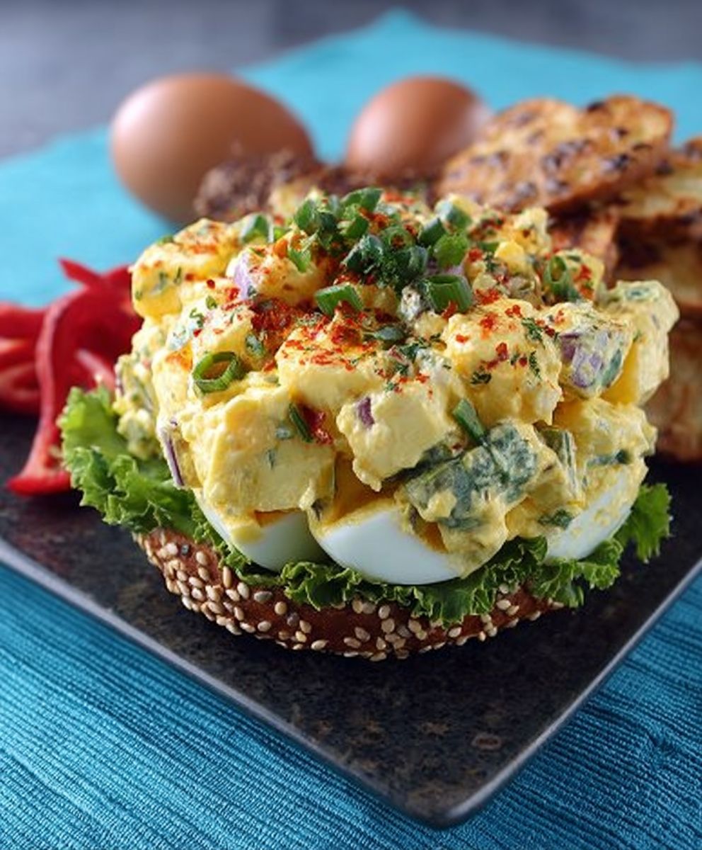 Fancy egg salad