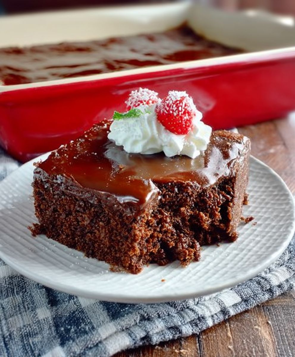 Double chocolate cola cake