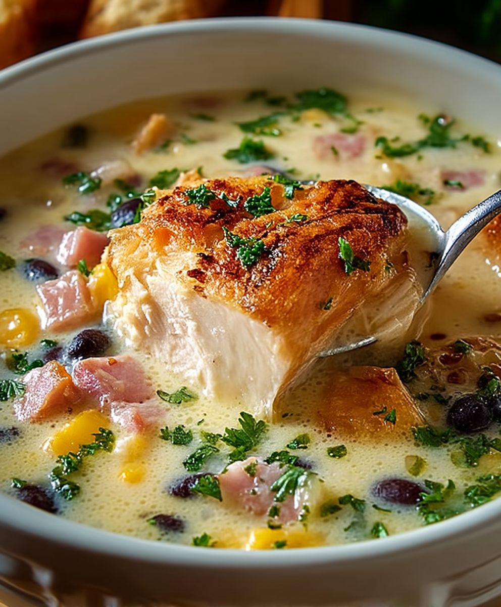 Chicken Cordon Bleu Soup