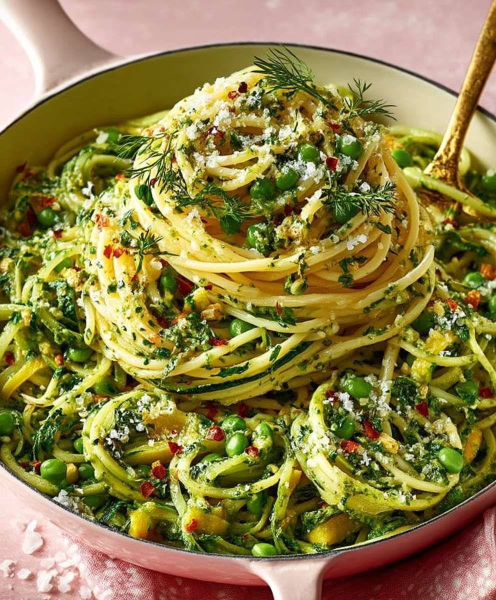 Salsa Verde Spaghetti