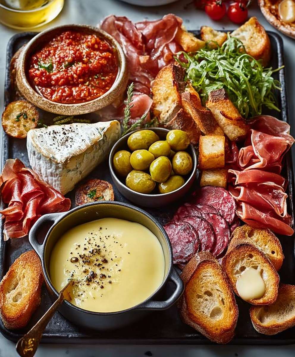 Fondue Grazing Board