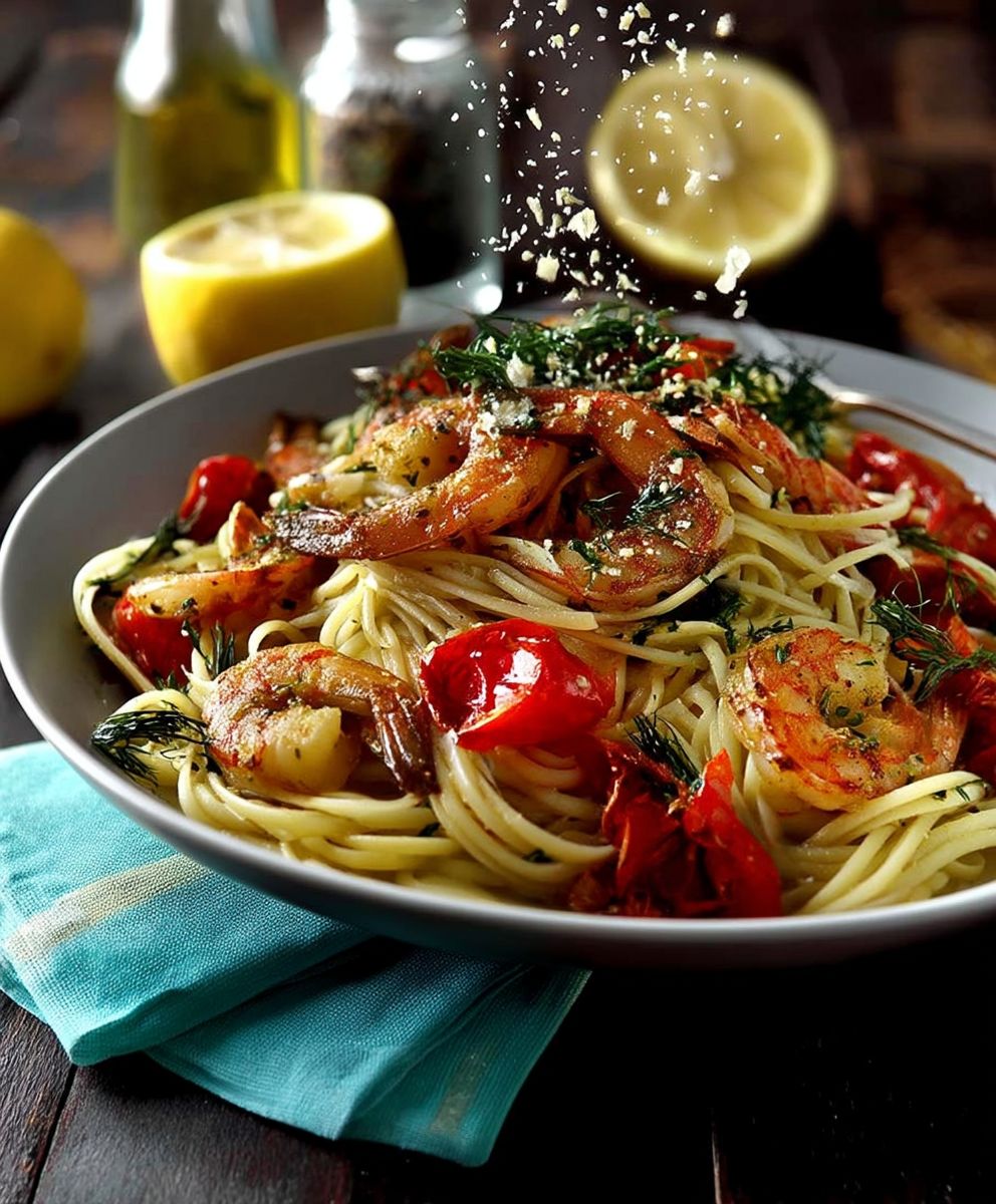 Shrimp Prawn Pasta Lemon