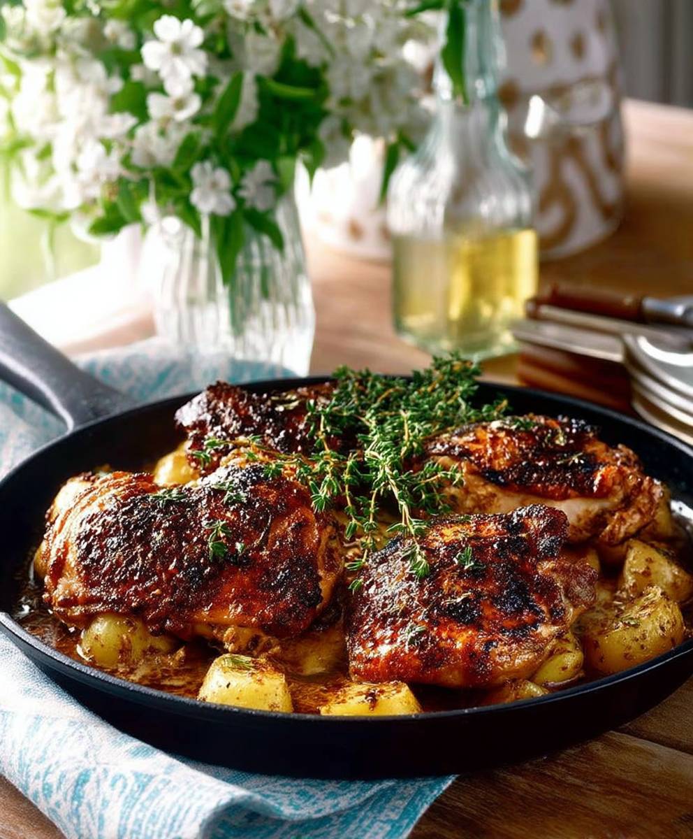 Chicken potato bake