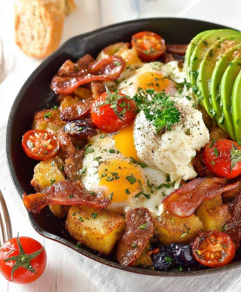 Chorizo breakfast hash