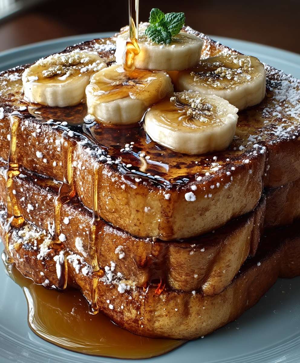 Caramelized Banana French Toast