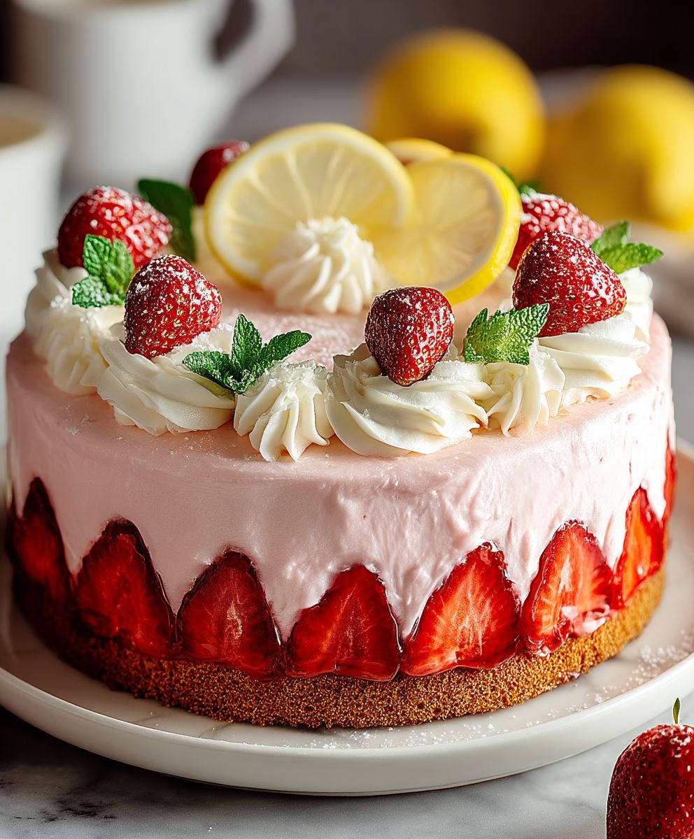Strawberry Lemon Cake