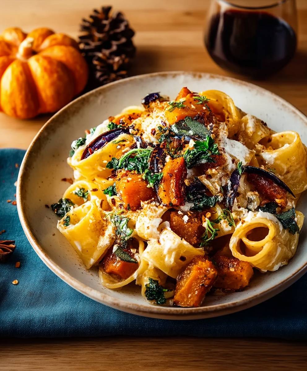 Honeynut Squash Creamy Pasta