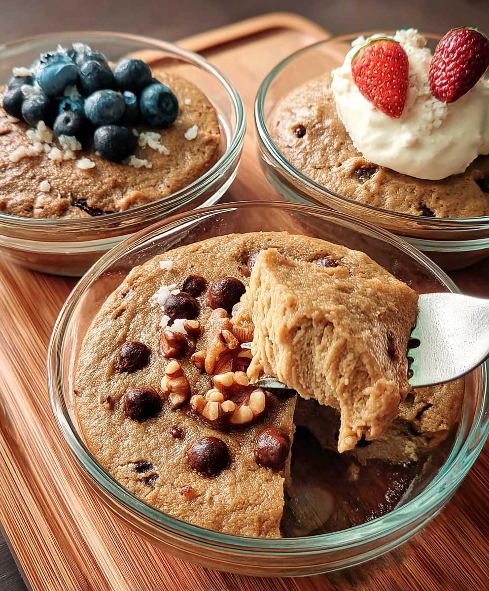 Blended baked oats