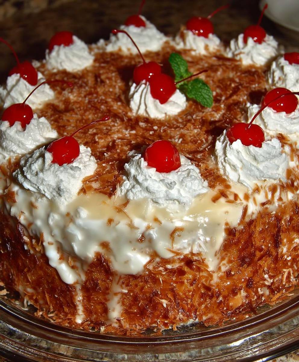 Pina Colada Rum Cake