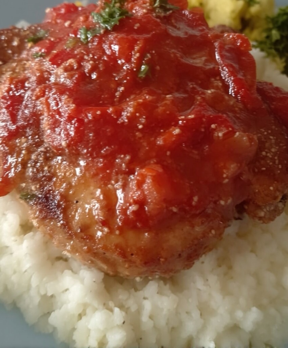 Pork Chops and Rice
