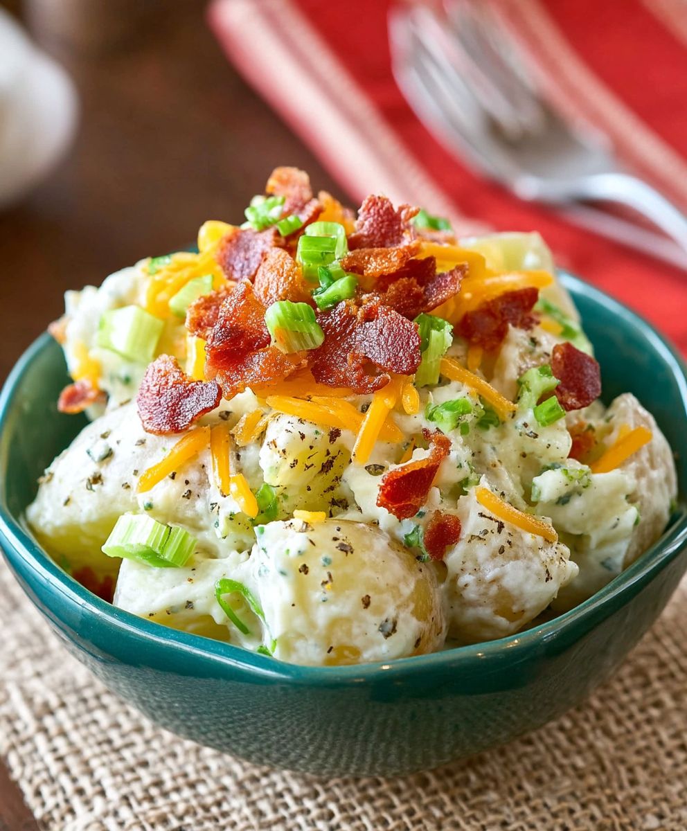 Bacon Cheddar Ranch Potato Salad