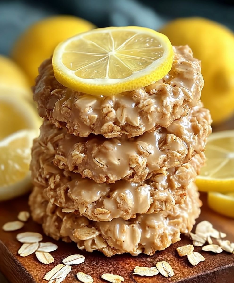 Lemon Oatmeal Cookies