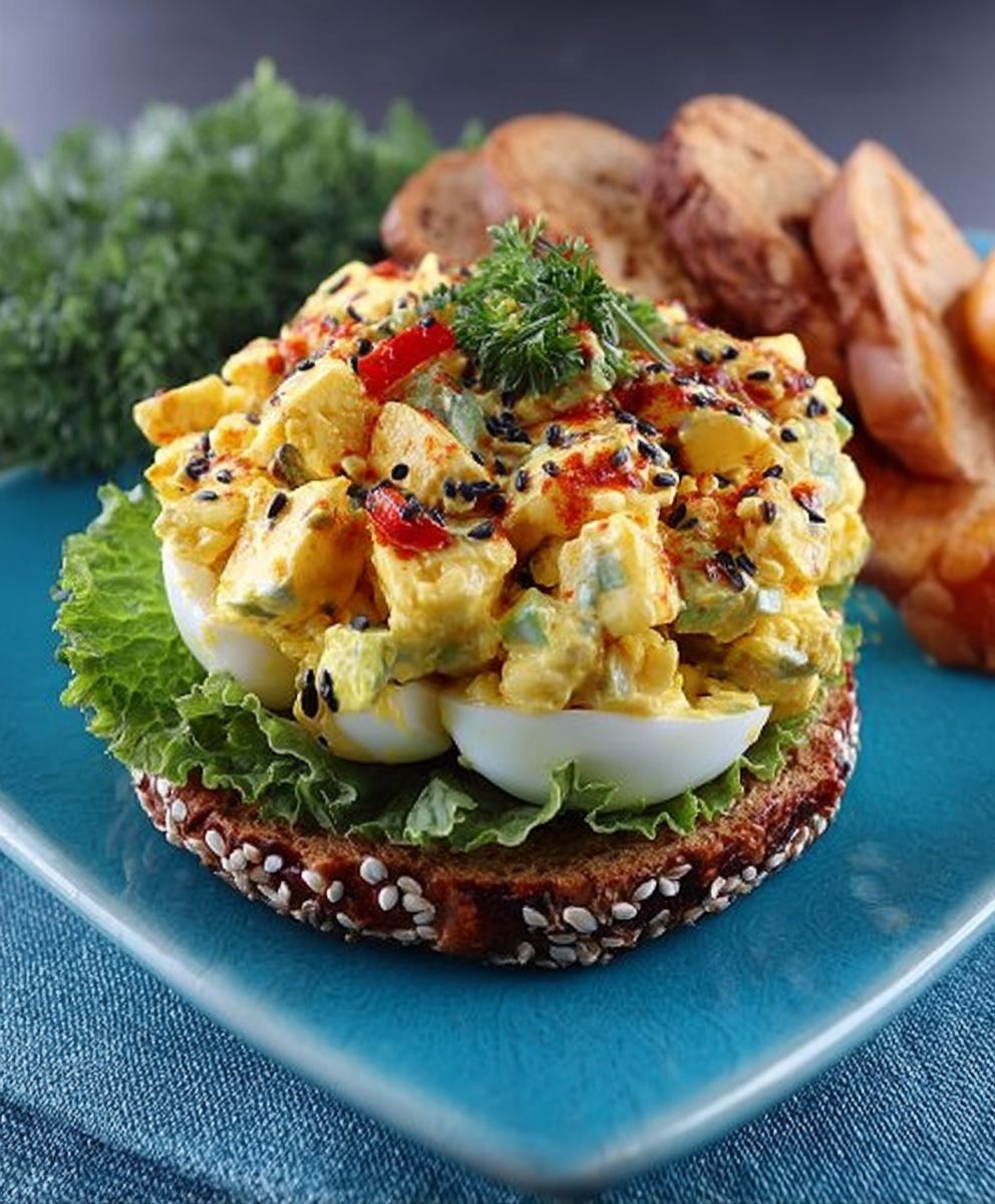 Fancy egg salad
