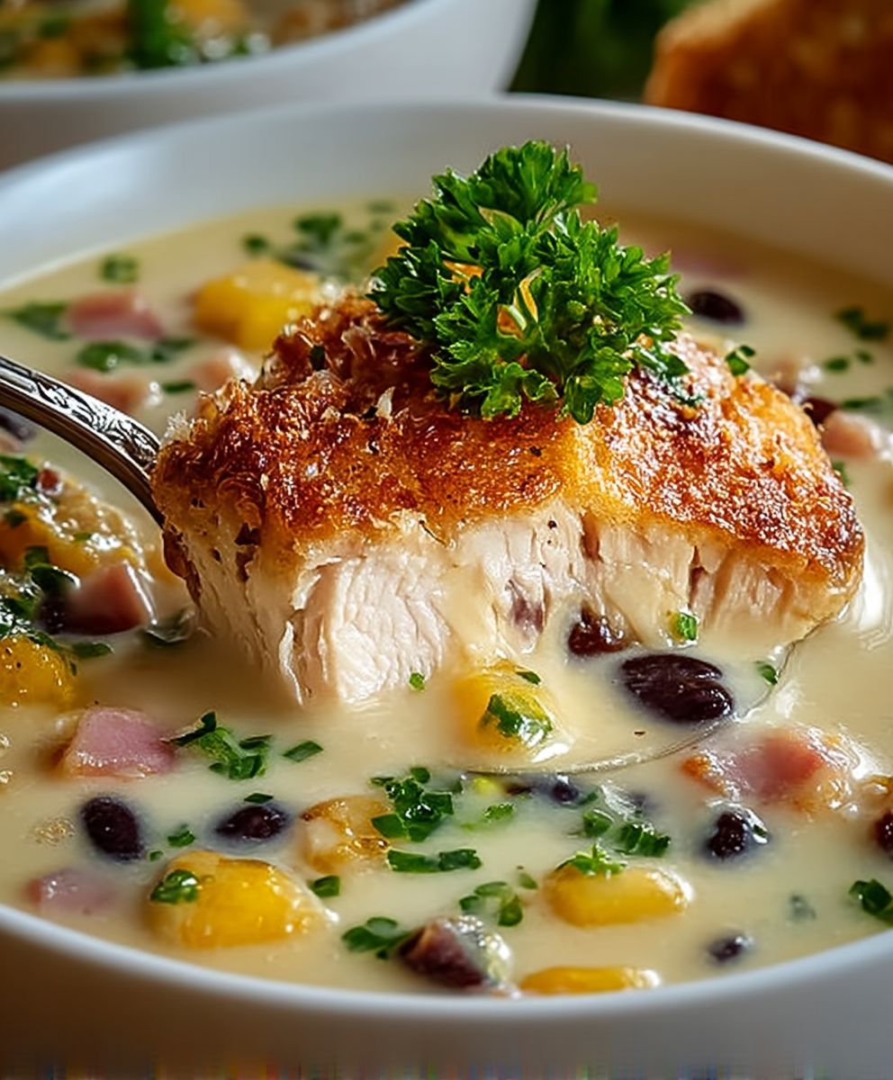Chicken Cordon Bleu Soup