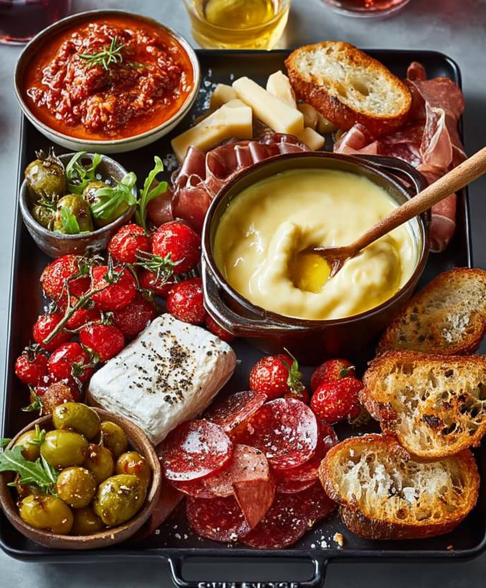 Fondue Grazing Board