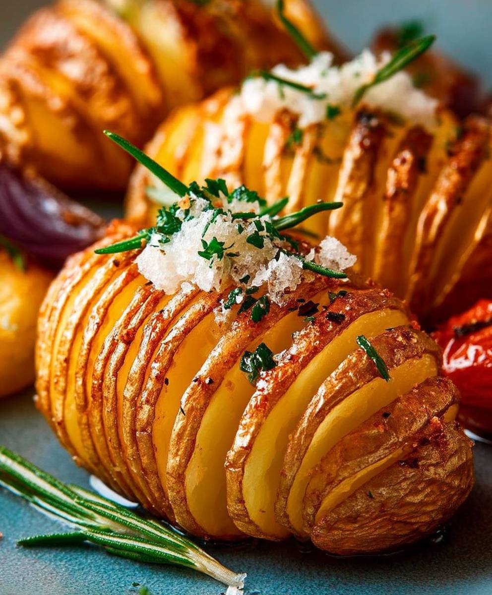 Hasselback potatoes