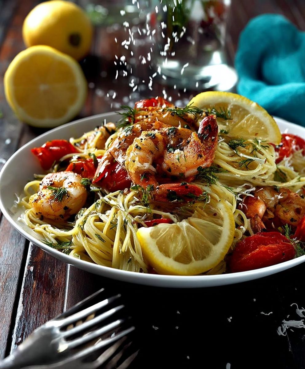 Shrimp Prawn Pasta Lemon