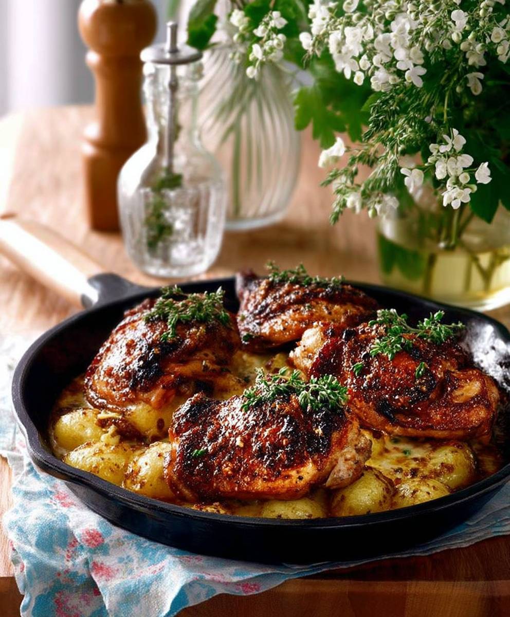 Chicken potato bake