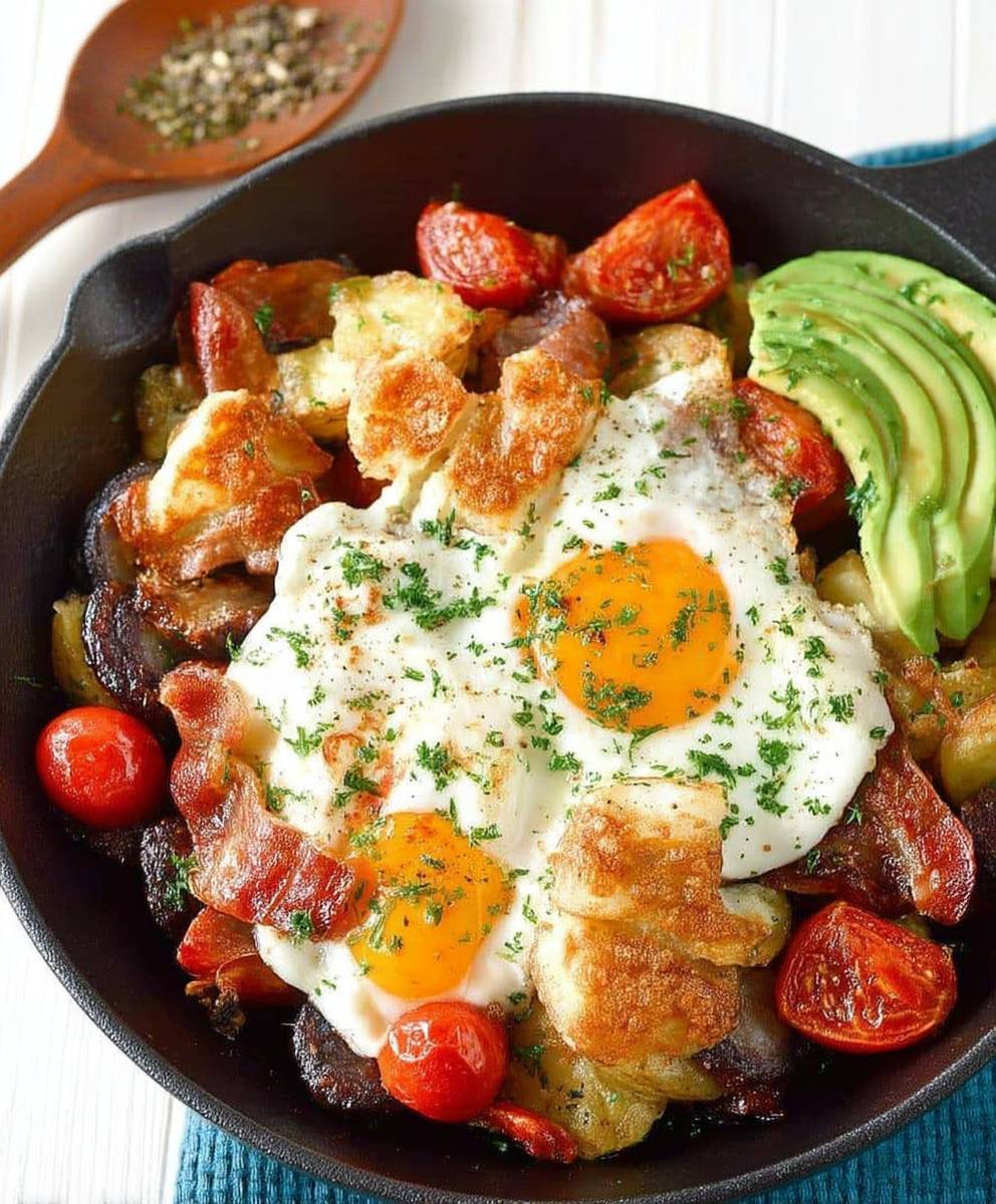 Chorizo breakfast hash