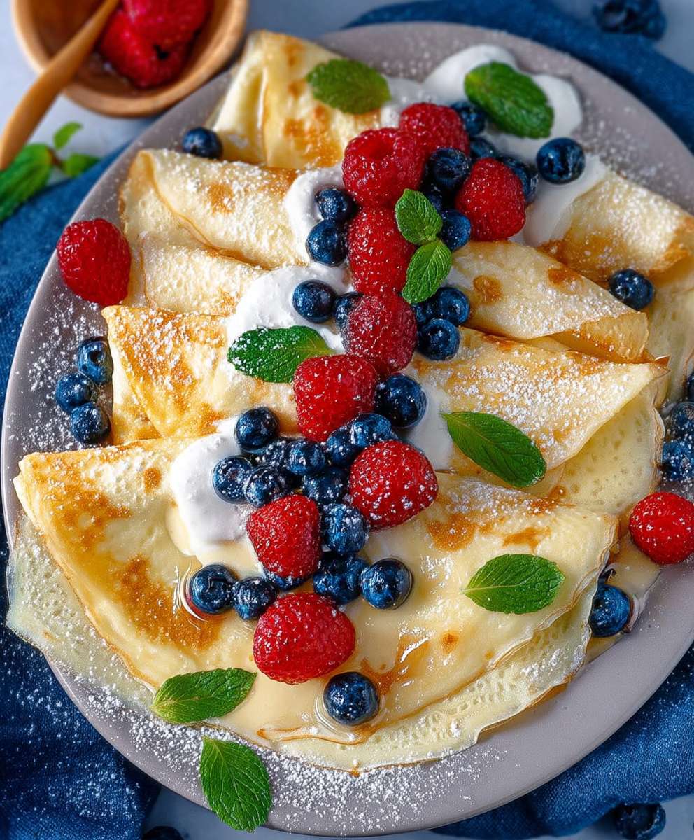 Almond Milk Crepes