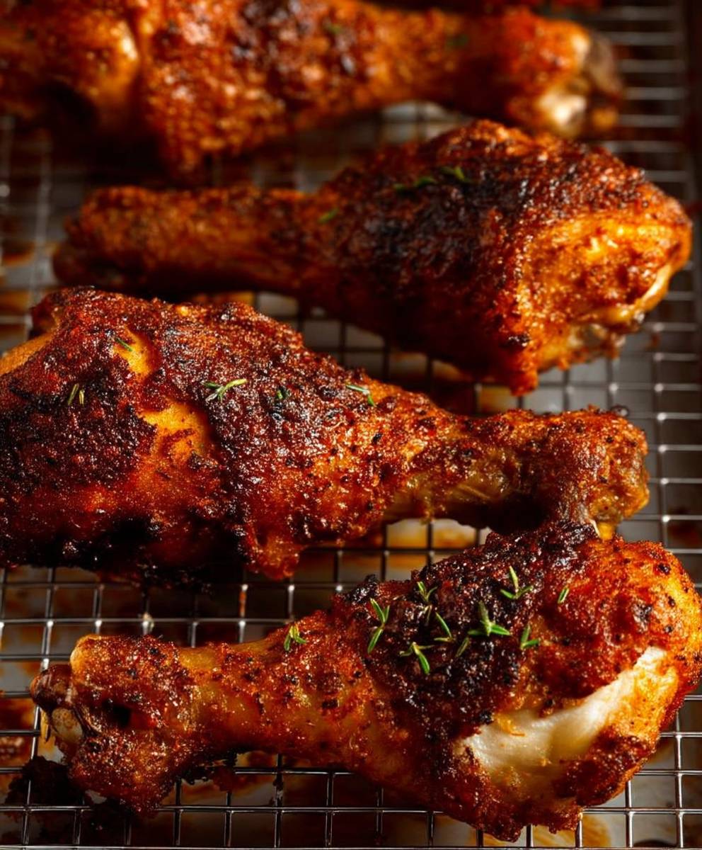 Crispy Baked Chicken Drumsticks