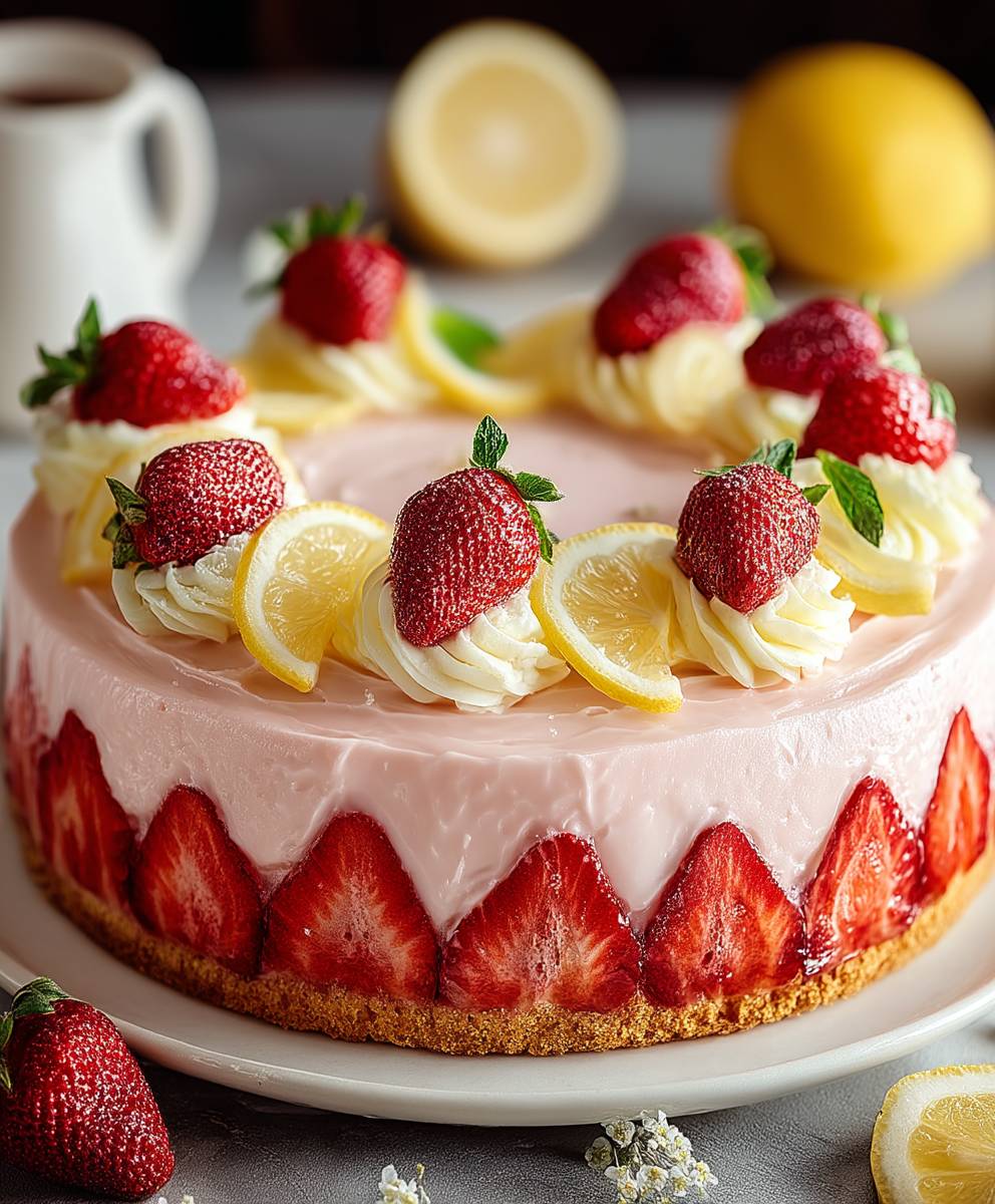 Strawberry Lemon Cake: A Delicious & Easy Recipe