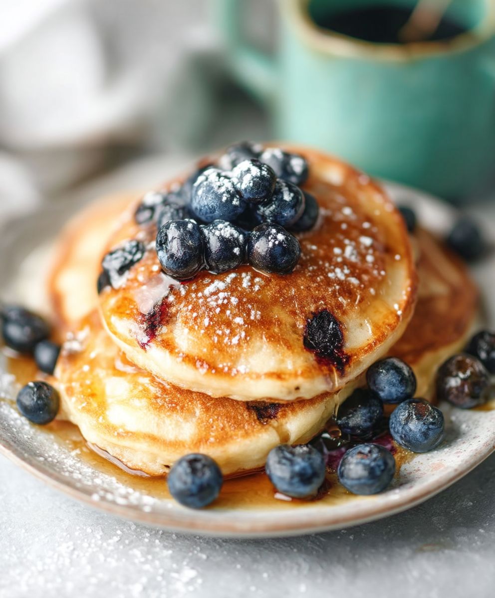 Blueberry pancakes easy