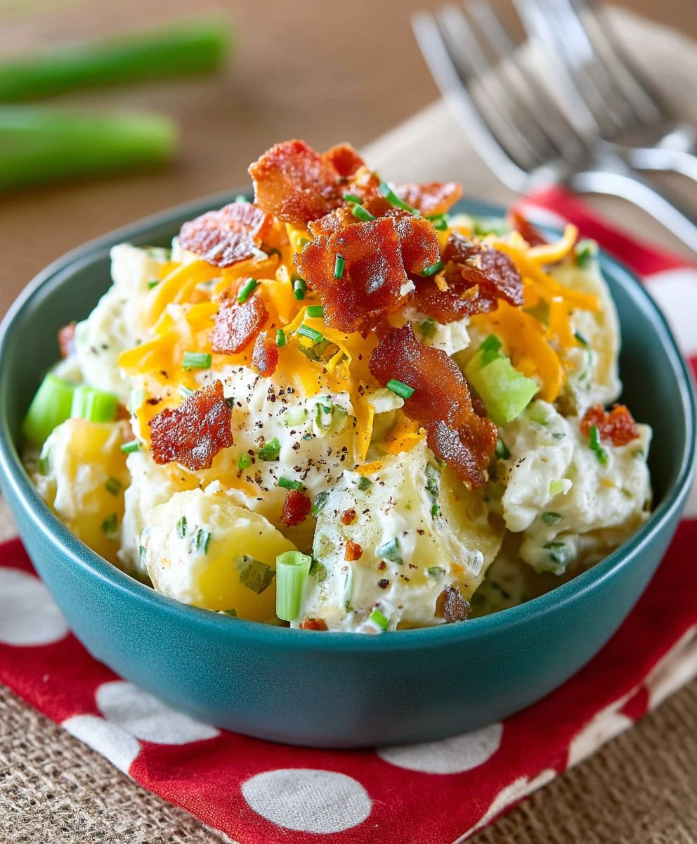 Bacon Cheddar Ranch Potato Salad