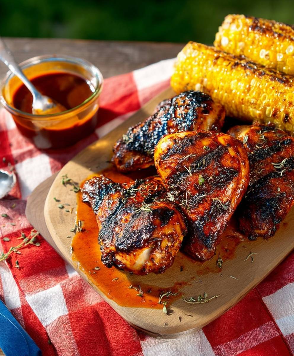 BBQ grilled chicken
