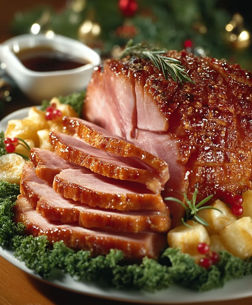 Apricot Glazed Ham