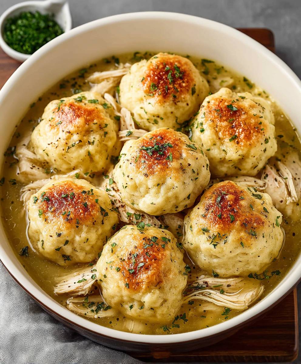 Baked Chicken and Dumplings