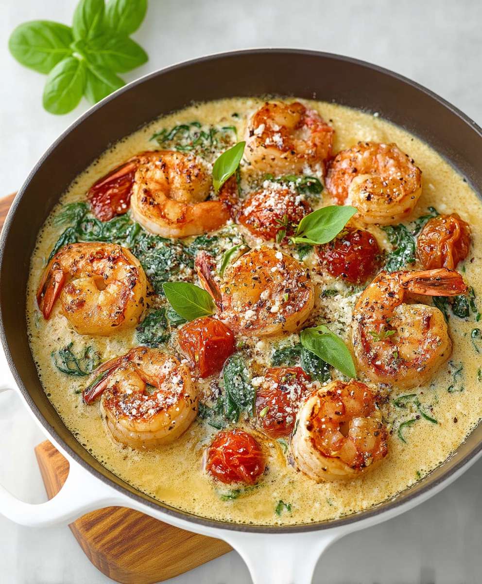 Creamy Tuscan Shrimp