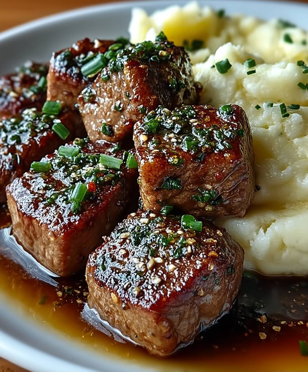 Garlic Butter Steak Bites