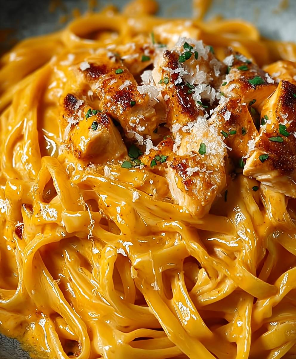 Gochujang Chicken Alfredo