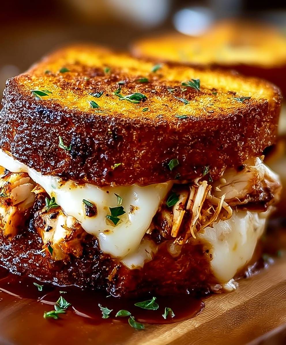 BBQ Chicken Grilled Cheese