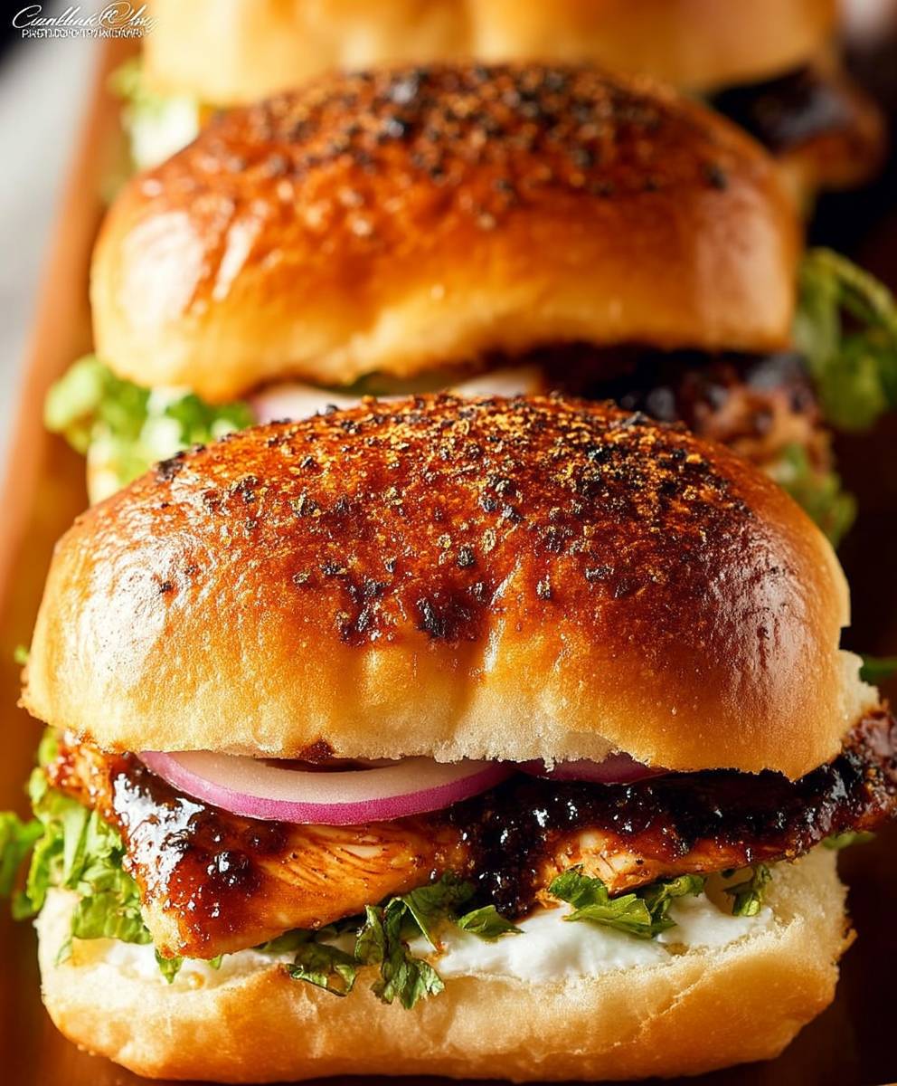 BBQ Chicken Sliders