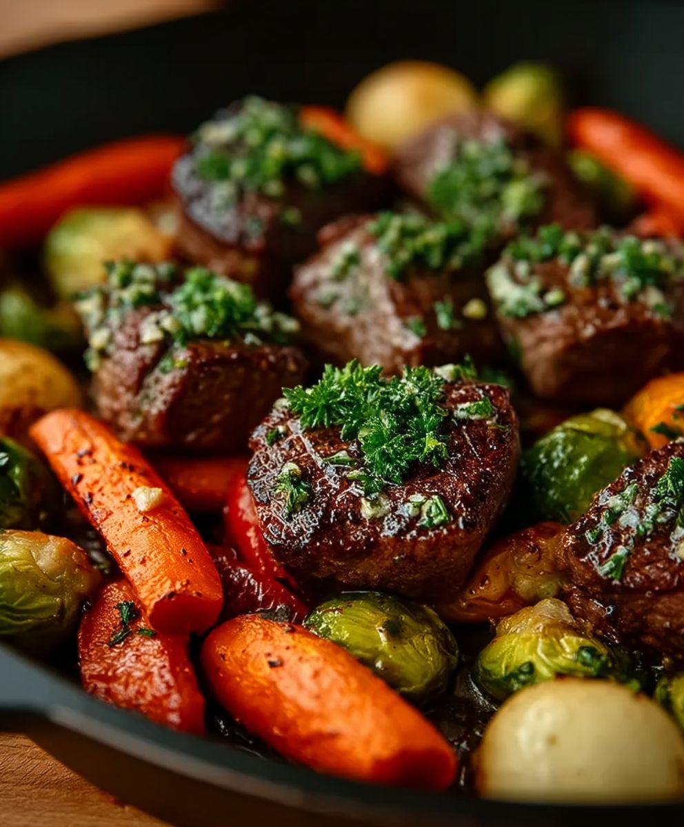 Garlic Butter Steak Bites