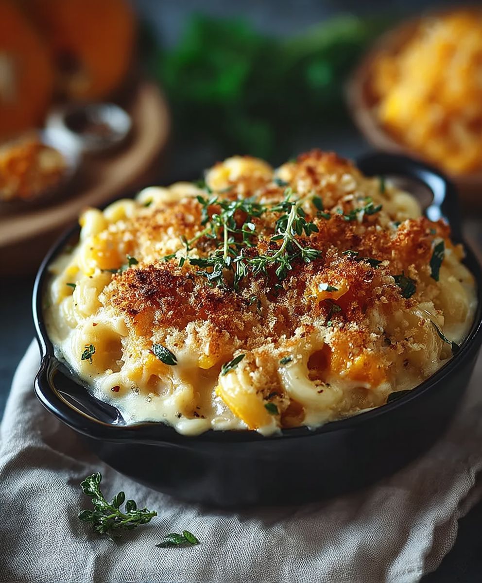 Vegan Butternut Squash Mac