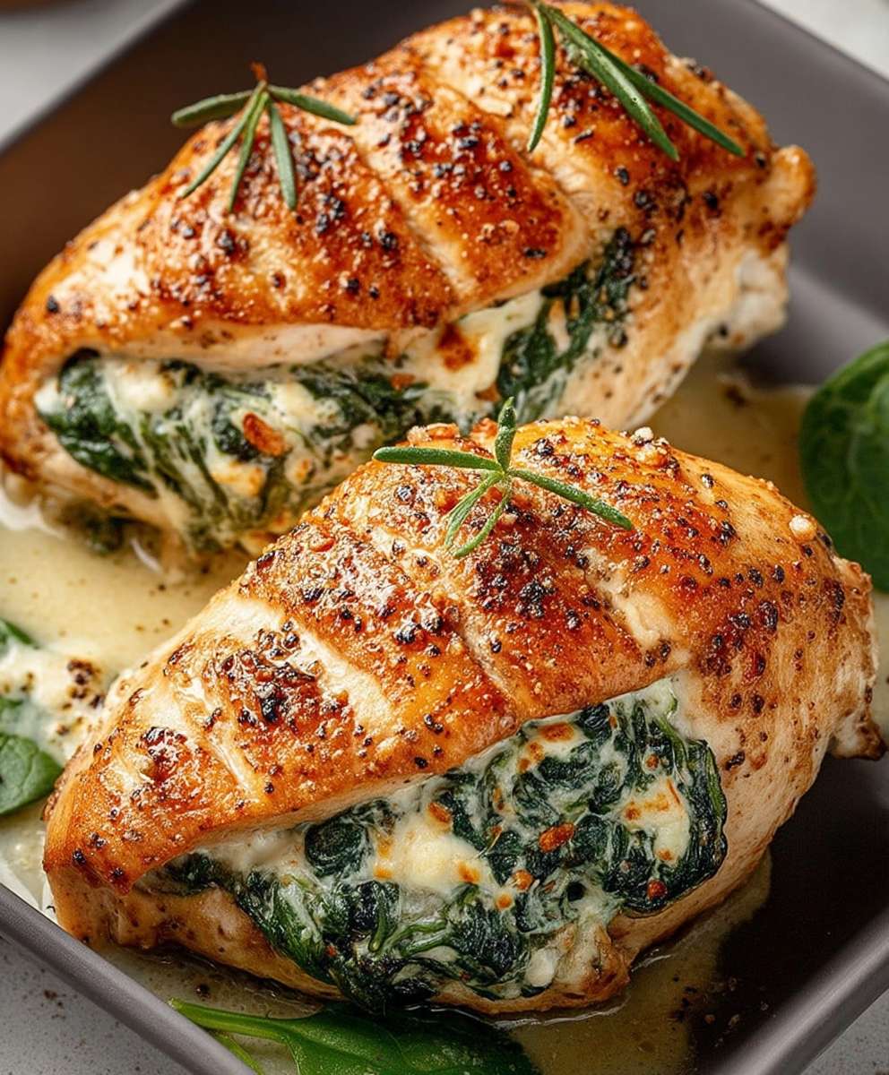 Spinach Stuffed Chicken Breast