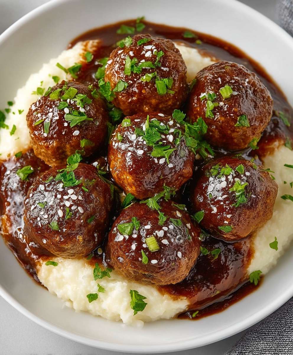 Smothered Meatballs