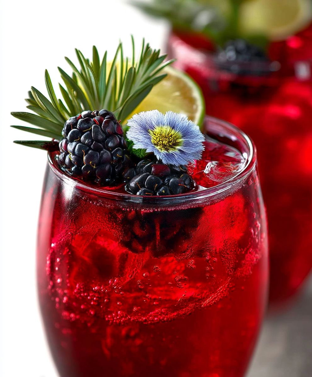 Blackberry Earl Grey Iced Tea