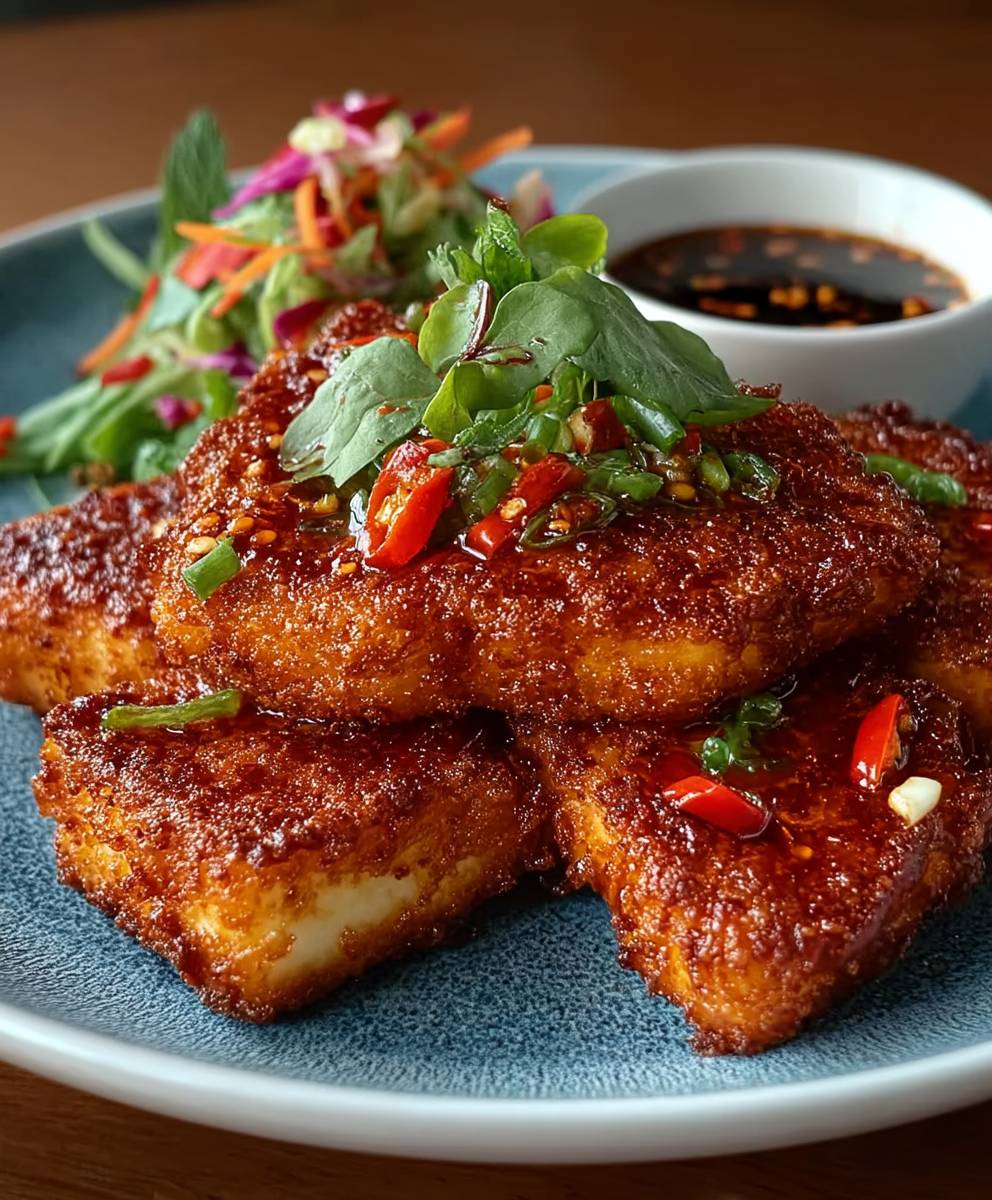Maple Sriracha Tofu